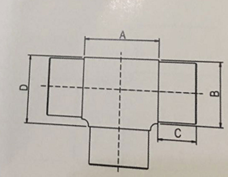 T型三通 结构图