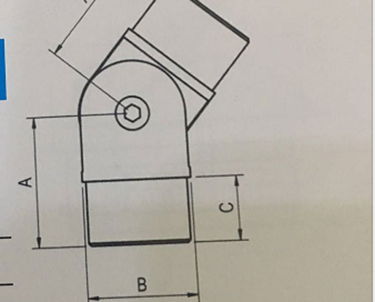 活动连接弯头 结构图