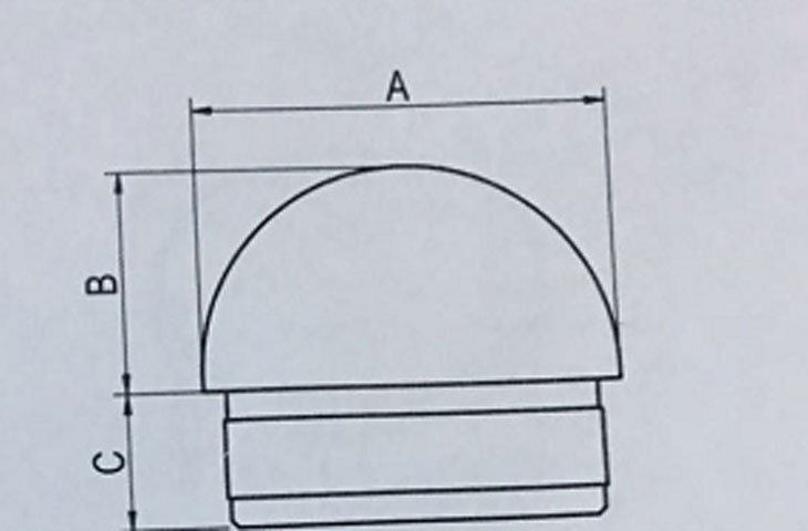 球面管帽结构图