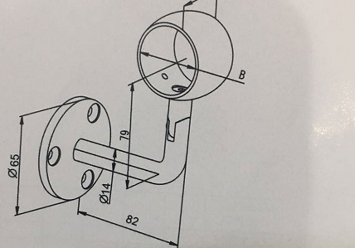 圆环扶手 结构图