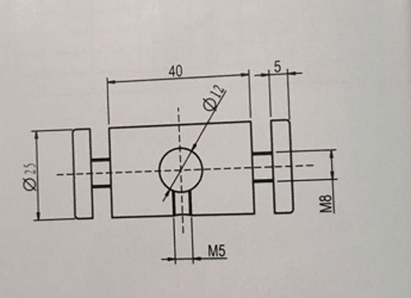 不锈钢小管连接件结构图