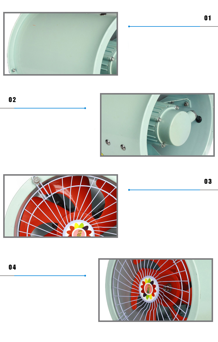 防爆耐高温轴流风机细节图