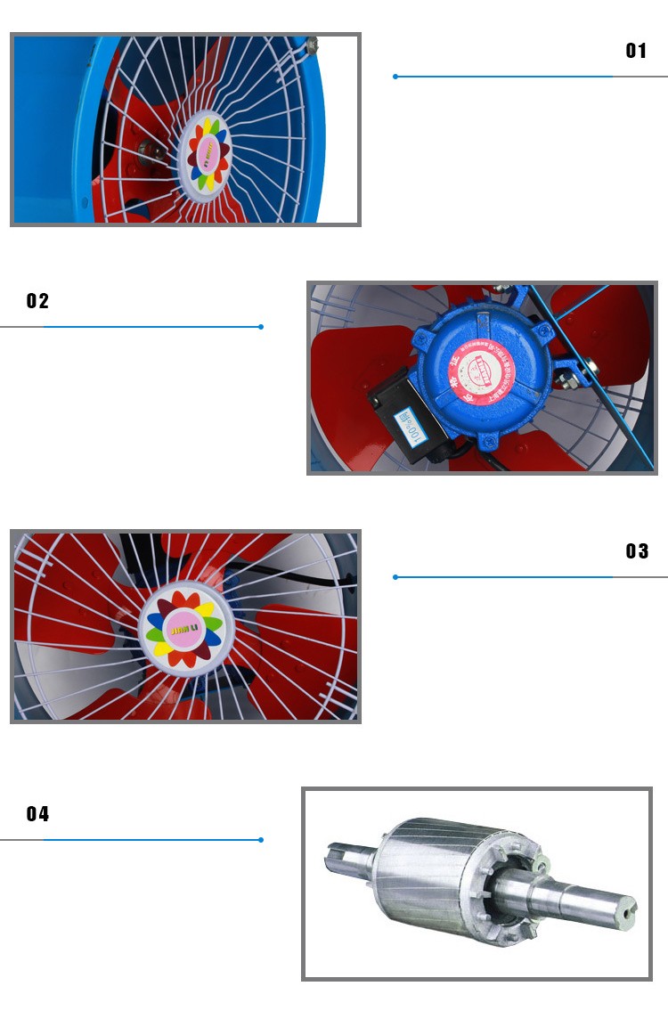 12寸管道式通风机细节图